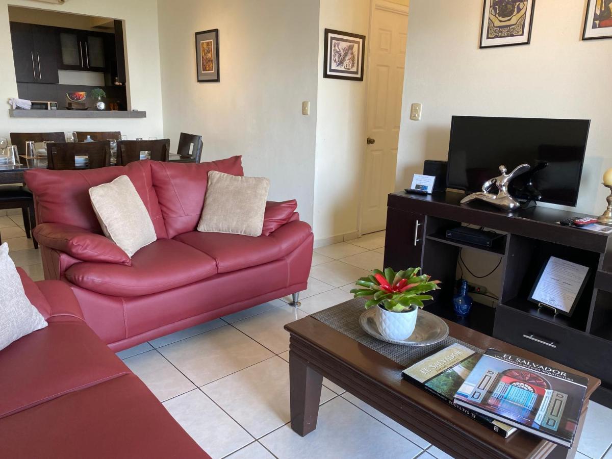 Luxury Modrn Apartment, W/Amazing View, 3Br,Escalon,Exclus,Secur Сан-Сальвадор Экстерьер фото